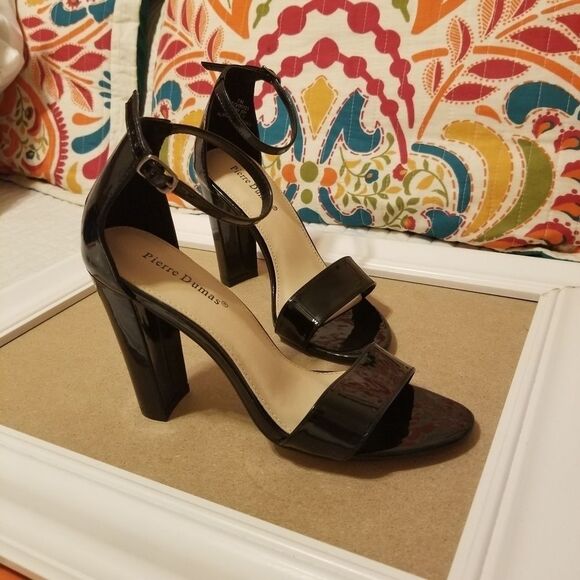Pierre Dumas black Debbie heels, size 7 - Picture 3 of 9
